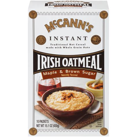 How many protein are in irish oatmeal maple & brown sugar - calories, carbs, nutrition