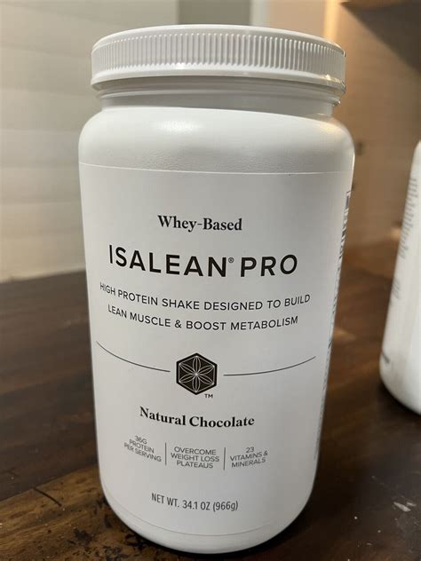 How many protein are in isalean pro - calories, carbs, nutrition