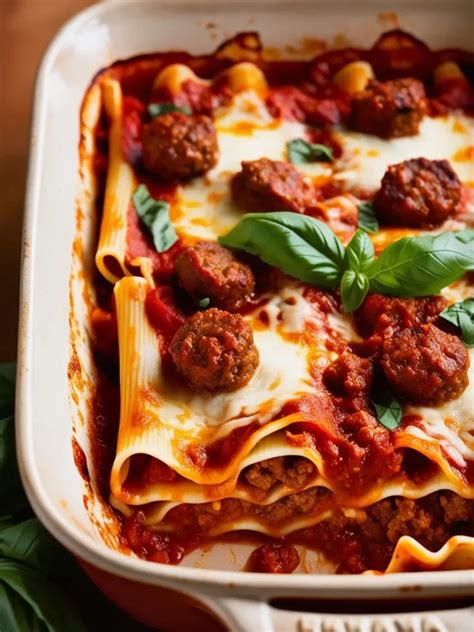 How many protein are in italian lasagna - calories, carbs, nutrition