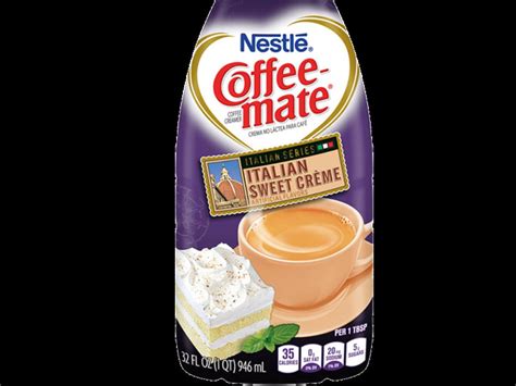How many protein are in italian sweet creme - calories, carbs, nutrition