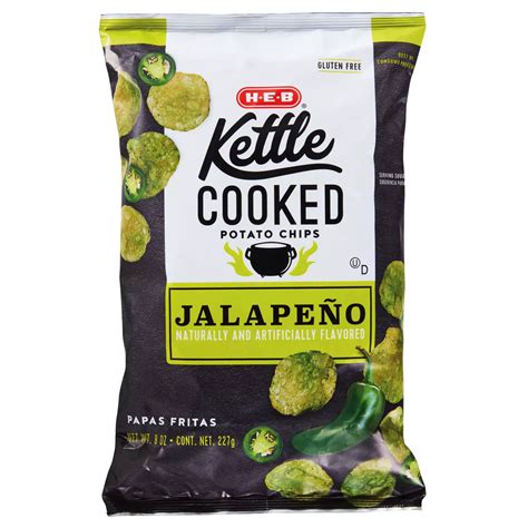 How many protein are in jalapeno kettle cooked chips - calories, carbs, nutrition