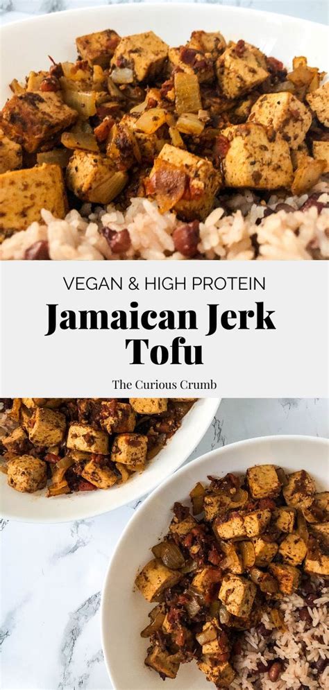 How many protein are in jamaican jerk tofu - calories, carbs, nutrition