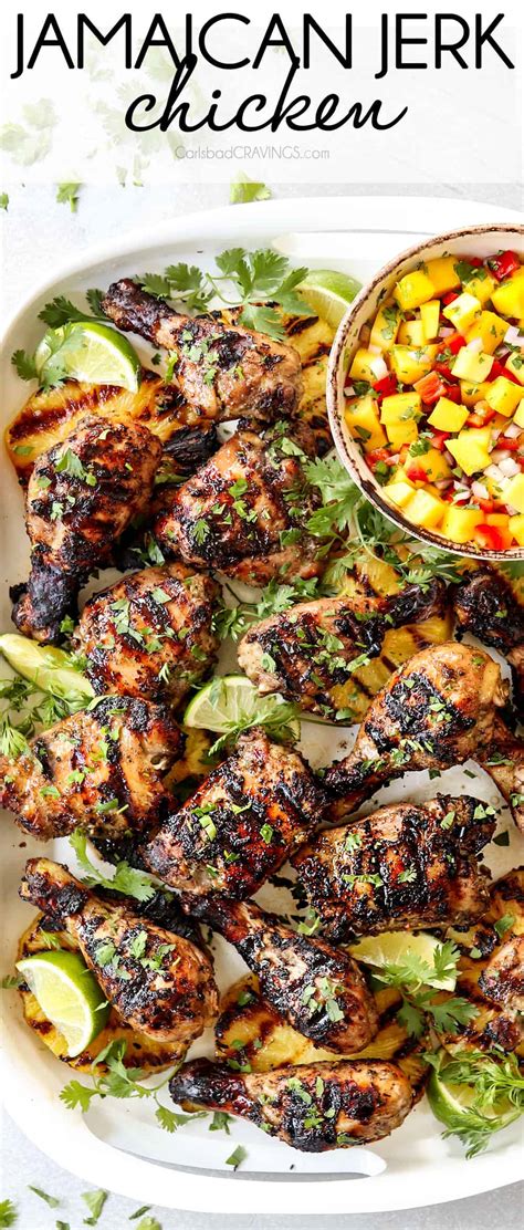 How many protein are in jamaican style chicken - calories, carbs, nutrition