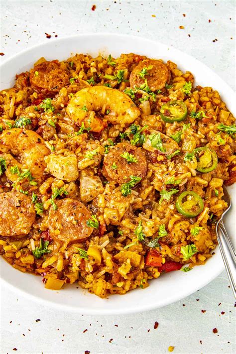 How many protein are in jambalaya - calories, carbs, nutrition