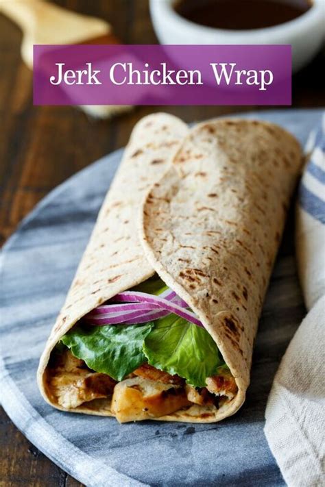 How many protein are in jerk chicken wrap (32040.5) - calories, carbs, nutrition