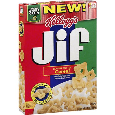 How many protein are in jif peanut butter cereal - calories, carbs, nutrition