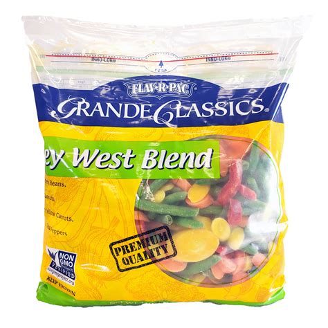 How many protein are in key west vegetable blend - calories, carbs, nutrition