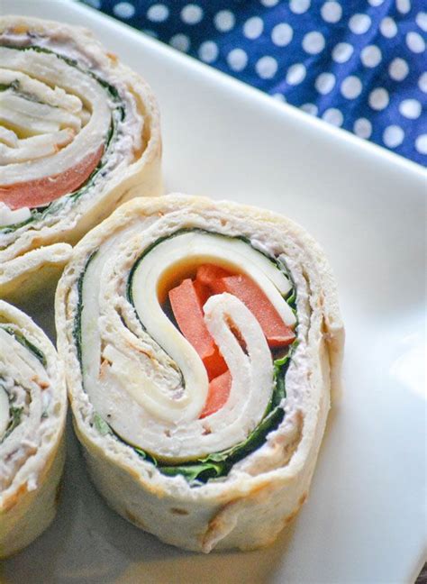 How many protein are in kids turkey swiss pinwheel - calories, carbs, nutrition