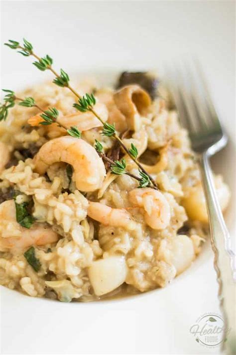 How many protein are in kilmore quay mixed seafood and wild mushroom risotto - calories, carbs, nutrition