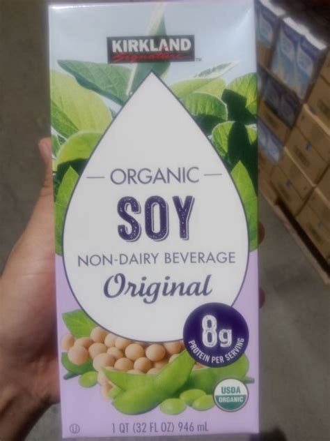 How many protein are in kirkland organic soymilk - calories, carbs, nutrition
