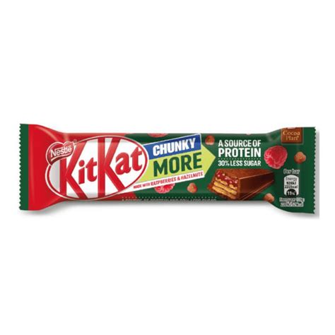 How many protein are in kitkat chunky - calories, carbs, nutrition