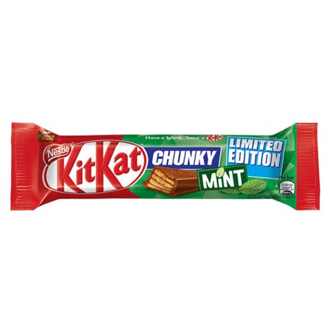 How many protein are in kitkat chunky mint - calories, carbs, nutrition