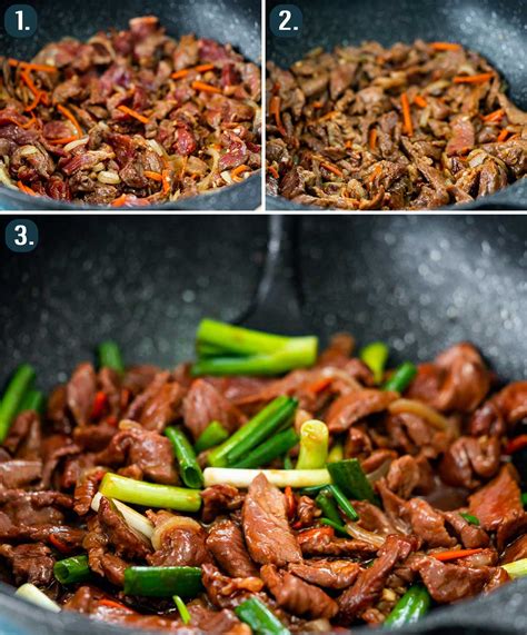 How many protein are in korean beef stir-fry - calories, carbs, nutrition