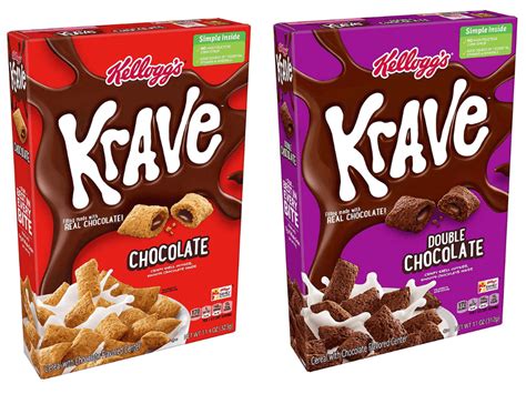 How many protein are in krave cereal - double chocolate - calories, carbs, nutrition
