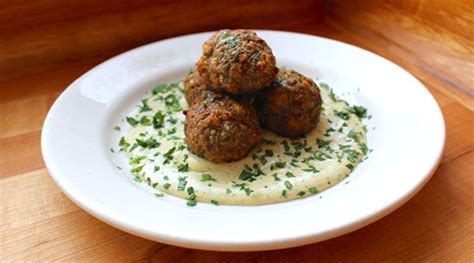 How many protein are in lamb and beef merguez meatballs- large - calories, carbs, nutrition