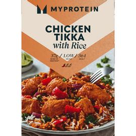 How many protein are in lamb tikka with relishes, rice - calories, carbs, nutrition