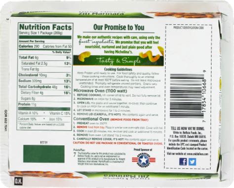 How many protein are in lean gourmet - three cheese zita marinara - calories, carbs, nutrition