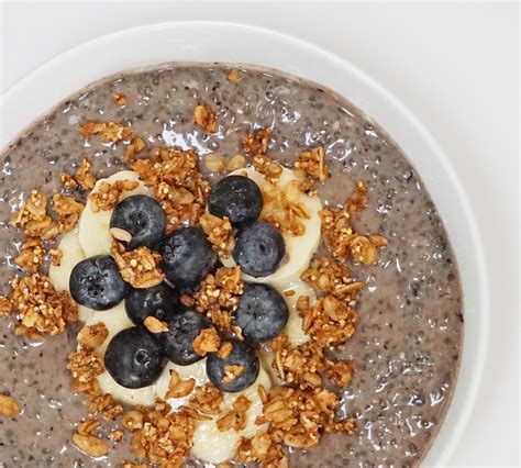 How many protein are in lemon blueberry chia breakfast bowl - calories, carbs, nutrition