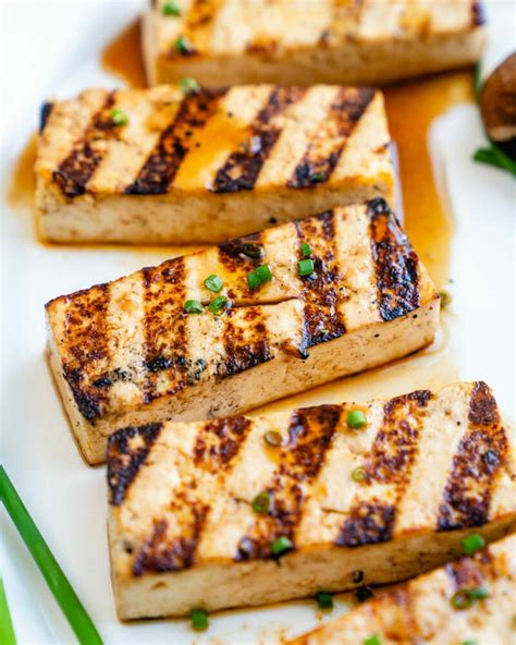 How many protein are in lemon glazed grilled tofu - calories, carbs, nutrition