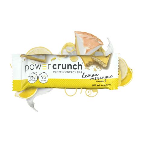 How many protein are in lemon meringue crunch bar - calories, carbs, nutrition