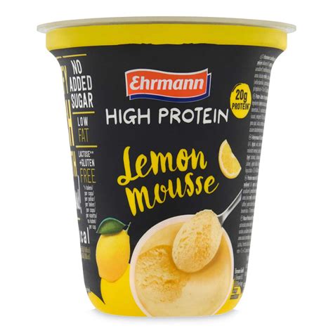 How many protein are in lemon mousse - calories, carbs, nutrition