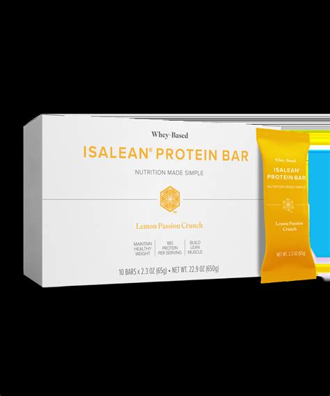 How many protein are in lemon passion crunch - calories, carbs, nutrition
