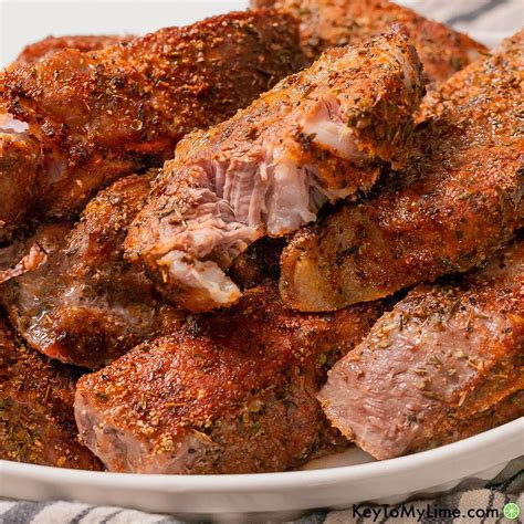 How many protein are in lemon pepper pork dry ribs (57704.10) - calories, carbs, nutrition