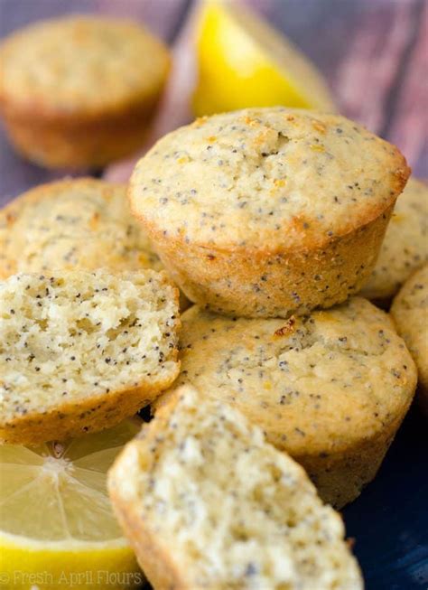 How many protein are in lemon poppy seed muffins - calories, carbs, nutrition