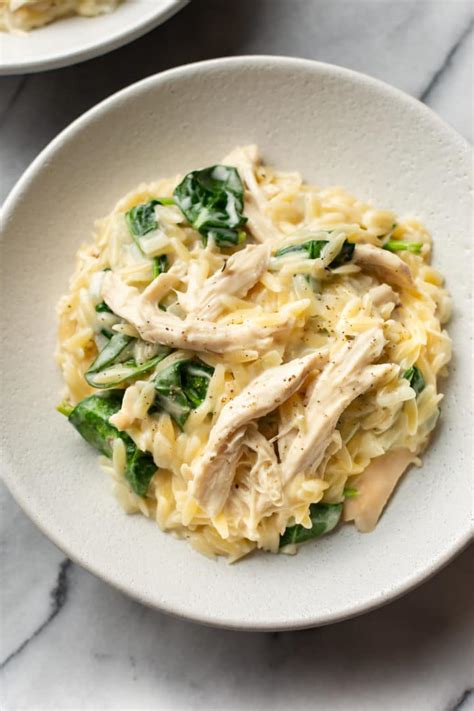 How many protein are in lemon sage chicken, orzo & vegetables - calories, carbs, nutrition