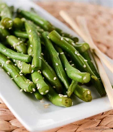 How many protein are in lemon sesame green beans - calories, carbs, nutrition