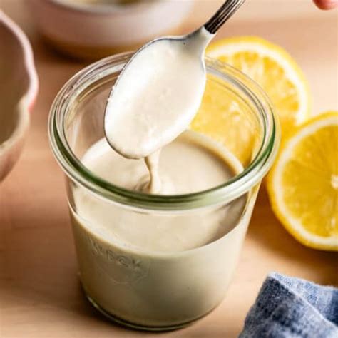 How many protein are in lemon tahini sauce - calories, carbs, nutrition