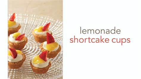 How many protein are in lemonade shortcake cups - calories, carbs, nutrition