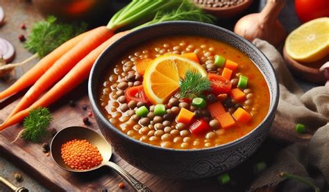 How many protein are in lentil chili - calories, carbs, nutrition