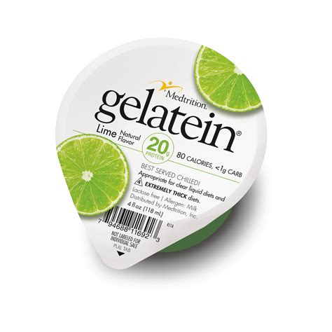 How many protein are in lime gelatin - calories, carbs, nutrition