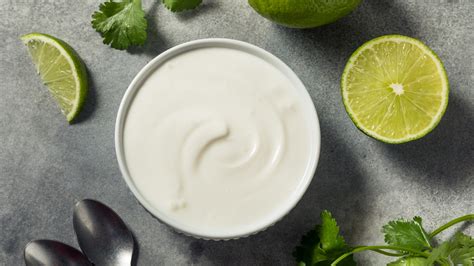 How many protein are in lime infused sour cream - calories, carbs, nutrition