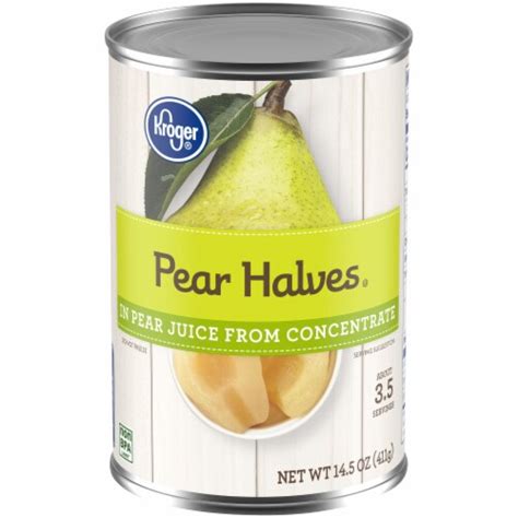 How many protein are in lite pear halves - calories, carbs, nutrition