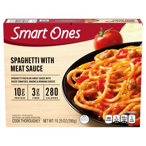 How many protein are in live smart spaghetti meal - calories, carbs, nutrition