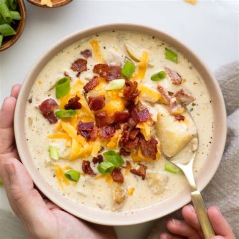 How many protein are in loaded baked potato chowder 8 oz - calories, carbs, nutrition