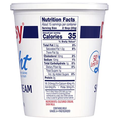 How many protein are in low fat sour cream (1105.3) - calories, carbs, nutrition