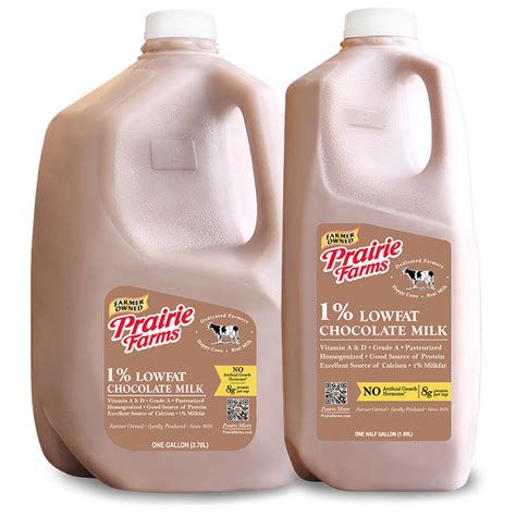 How many protein are in lowfat chocolate milk - 1% - calories, carbs, nutrition