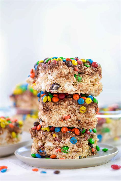 How many protein are in m and m rice krispies treats - calories, carbs, nutrition