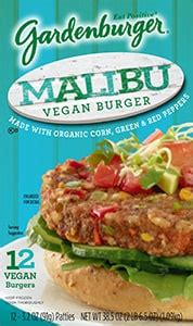 How many protein are in malibu avocado veggie burger - calories, carbs, nutrition