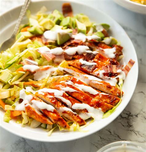 How many protein are in malvern cerner buffalo chicken salad - calories, carbs, nutrition