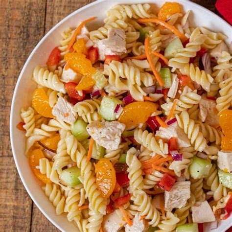 How many protein are in mandarin chicken salad (1) - calories, carbs, nutrition