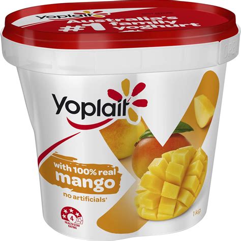How many protein are in mango and cream yogurt - calories, carbs, nutrition