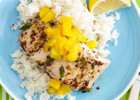How many protein are in mango coconut mahi mahi - calories, carbs, nutrition
