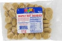 How many protein are in maple nut goodies - calories, carbs, nutrition