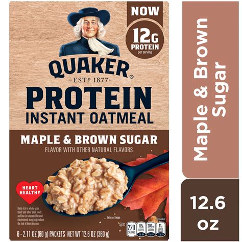 How many protein are in maple nut instant oatmeal - calories, carbs, nutrition