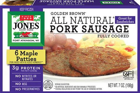 How many protein are in maple pork breakfast sausage - calories, carbs, nutrition