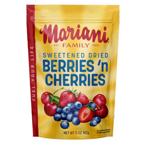 How many protein are in mariani dried cherries - calories, carbs, nutrition